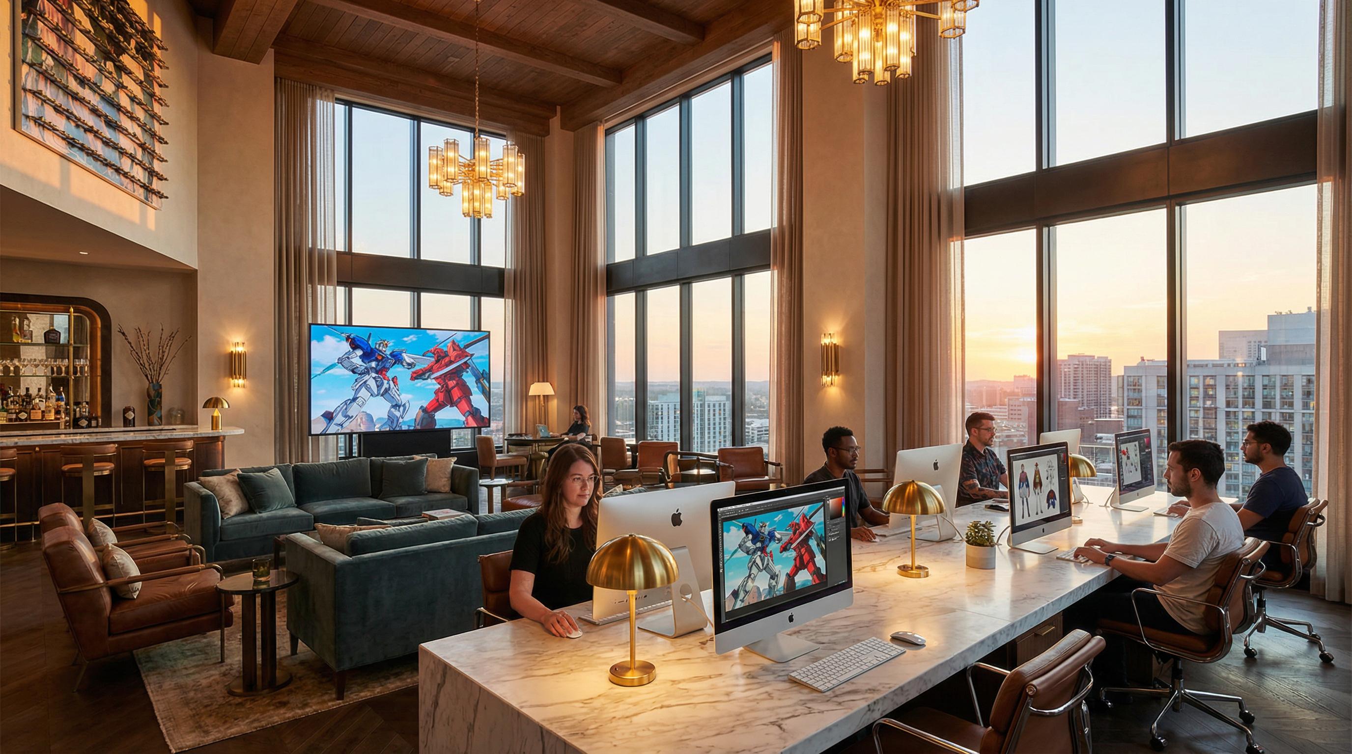 蓝导航办公环境